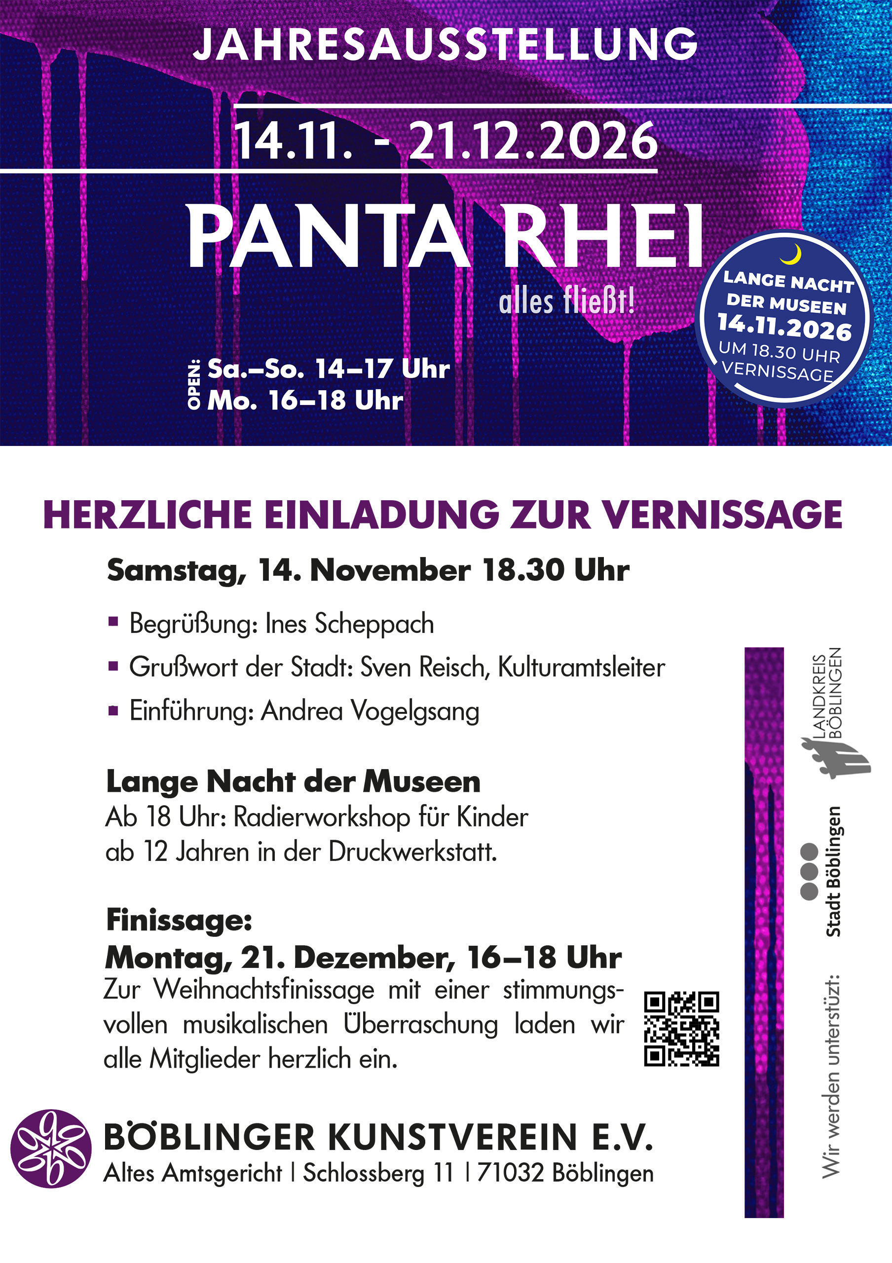 Panta Rhei — Jahresausstellung